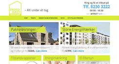 Desktop Screenshot of energihuset-danmark.dk